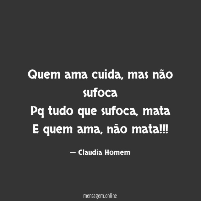 Quem ama cuida