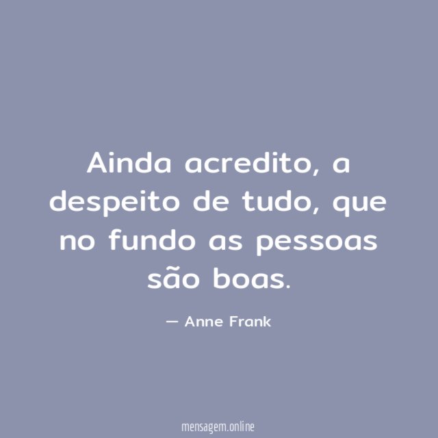 Ainda acredito