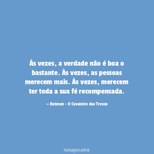 Às vezes