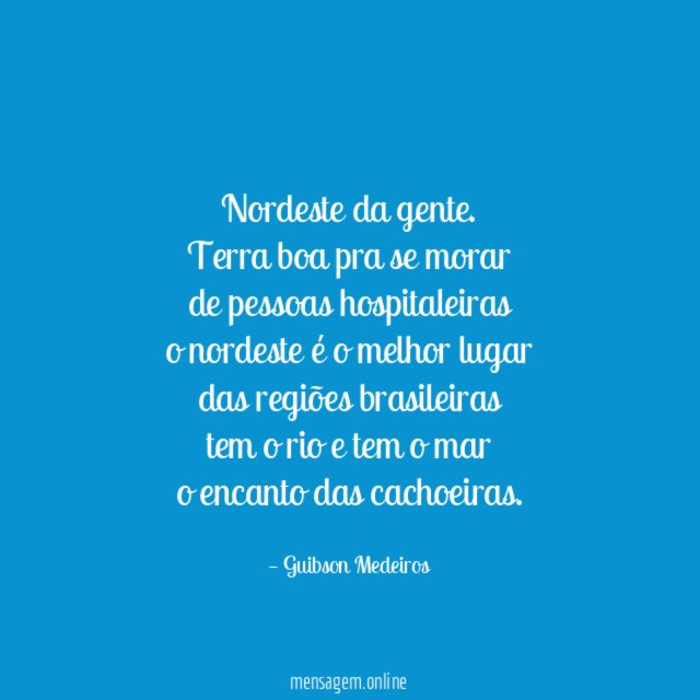 Nordeste da gente.