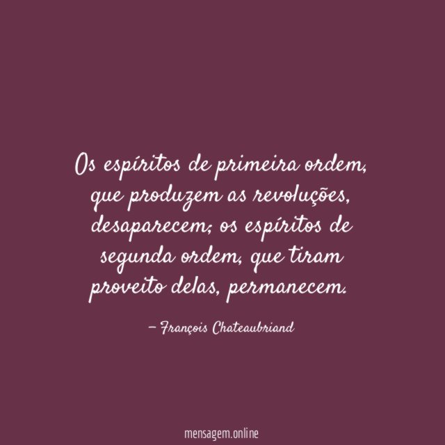 Os espíritos de primeira ordem