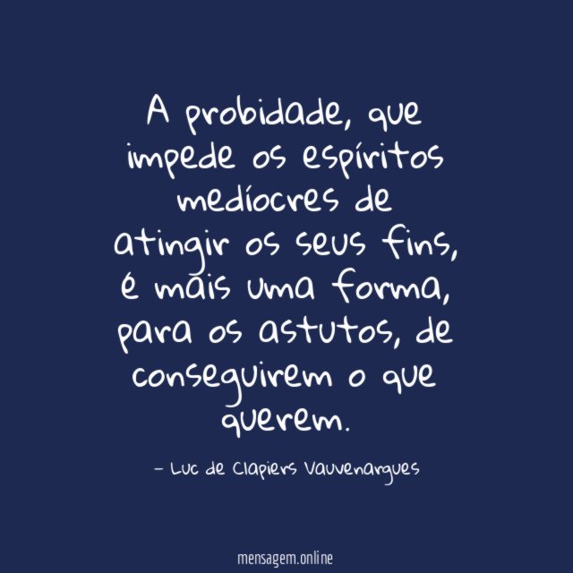 A probidade