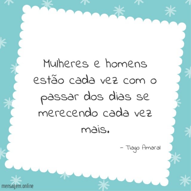 Mulheres e homens estão cada vez com