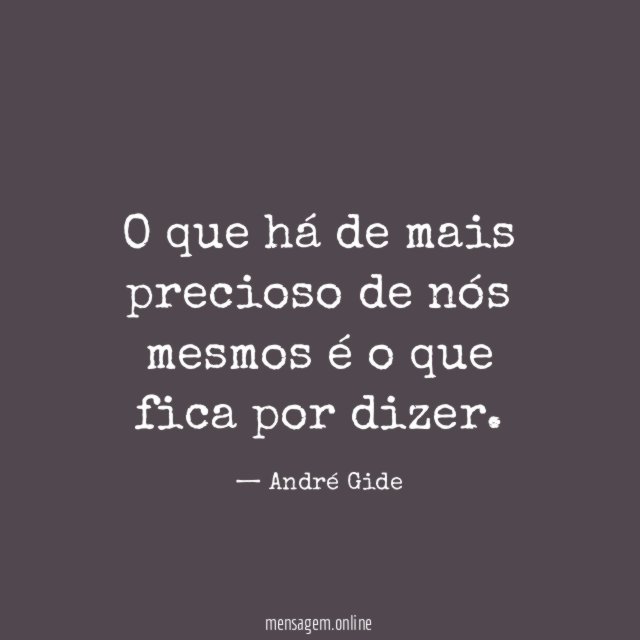 O que há de mais precioso de nós