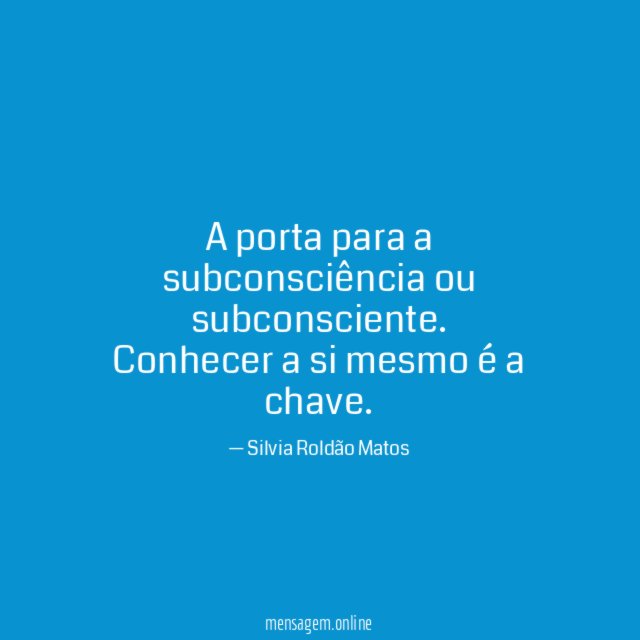 A porta para a subconsciência ou subconsciente