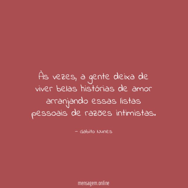 Às vezes