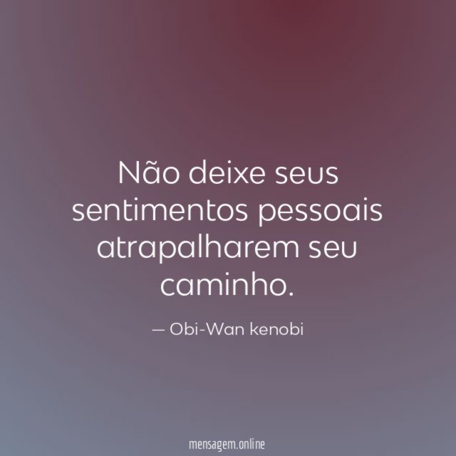 Não deixe seus sentimentos pessoais atrapalharem seu caminho