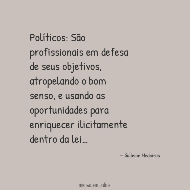 Políticos