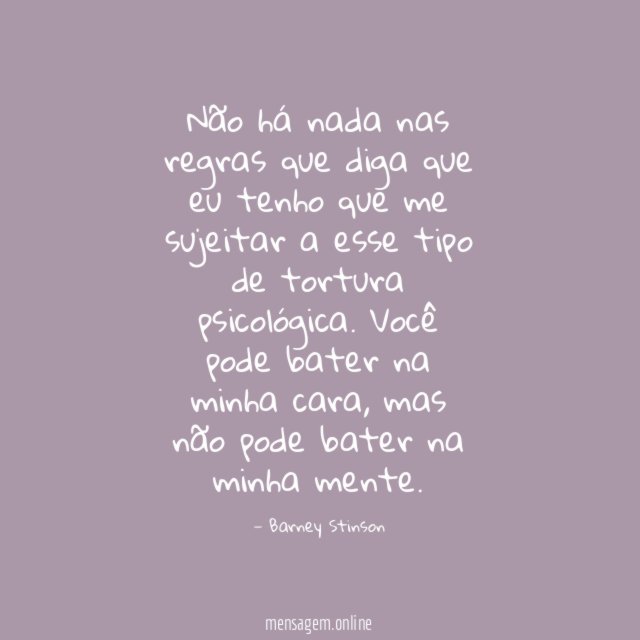 Não há nada nas regras que diga que
