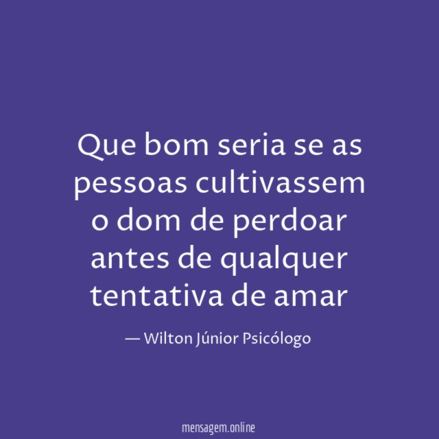 Que bom seria se as pessoas cultivassem