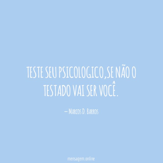 Teste seu psicologico