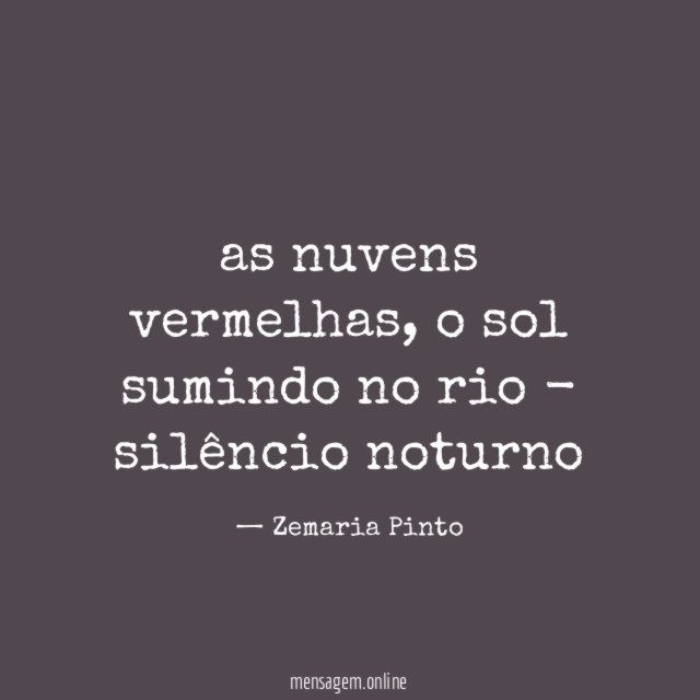 as nuvens vermelhas