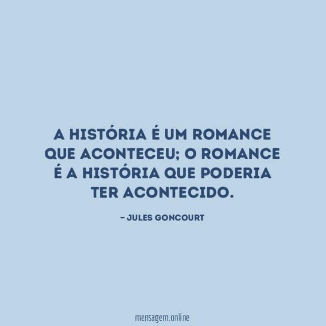 A história é um romance que aconteceu