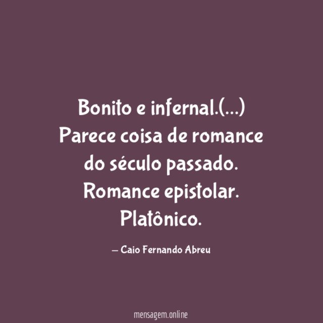 Bonito e infernal