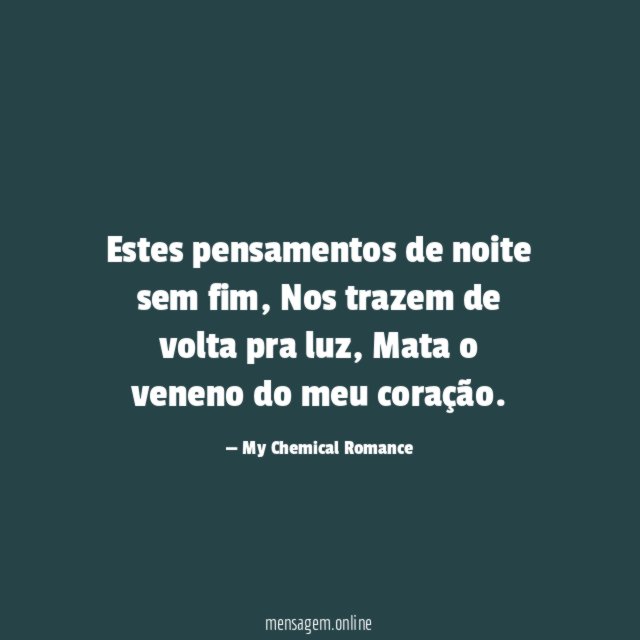 Estes pensamentos de noite sem fim