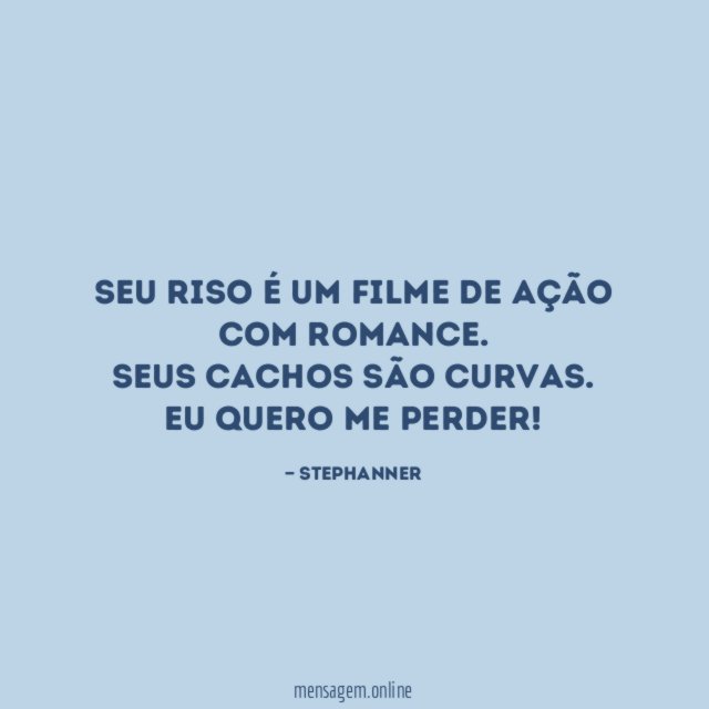 Seu riso é um filme de ação com romance