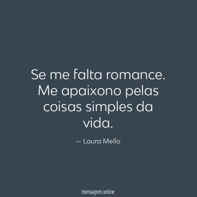 Se me falta romance