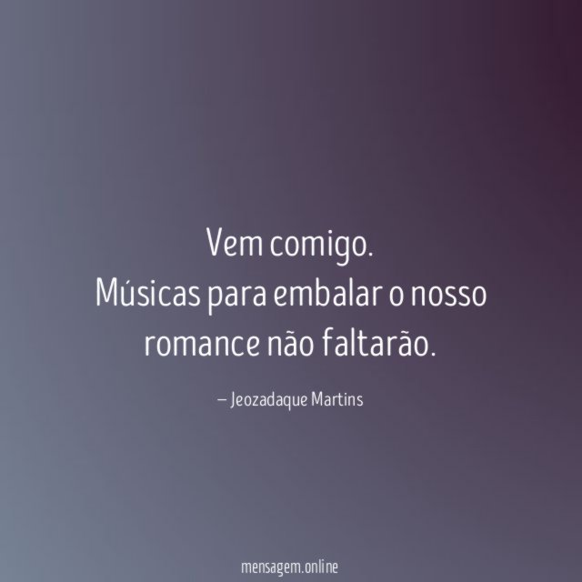 Vem comigo