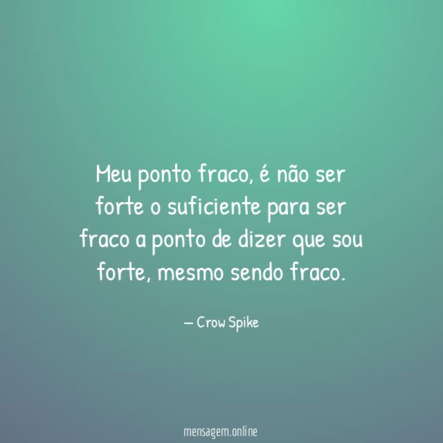 Meu ponto fraco