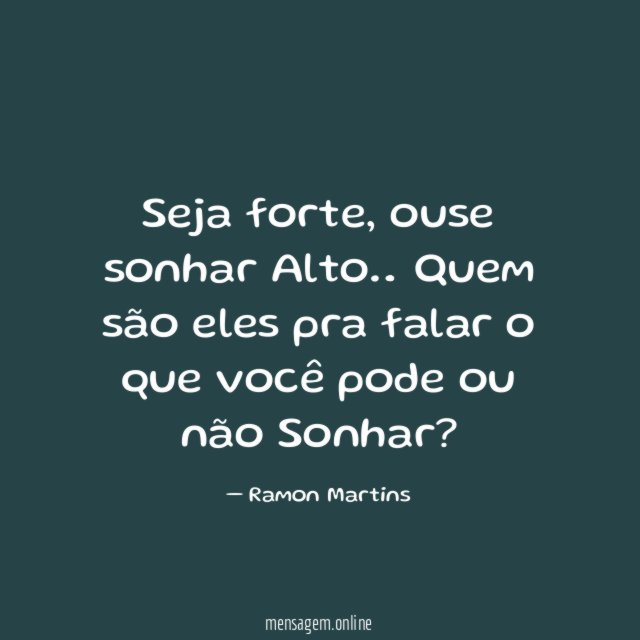 Seja forte