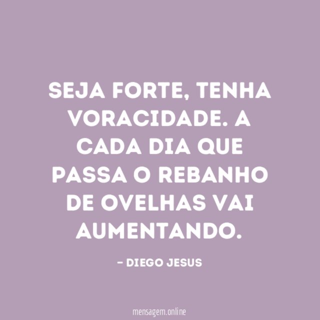 Seja forte