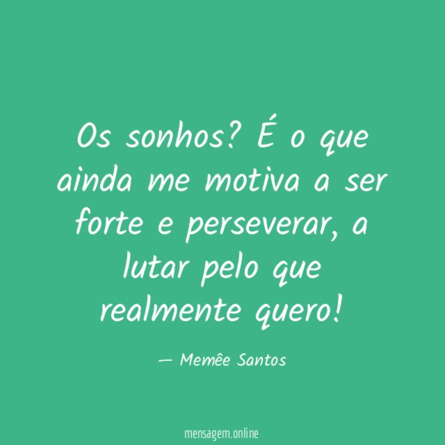 Os sonhos