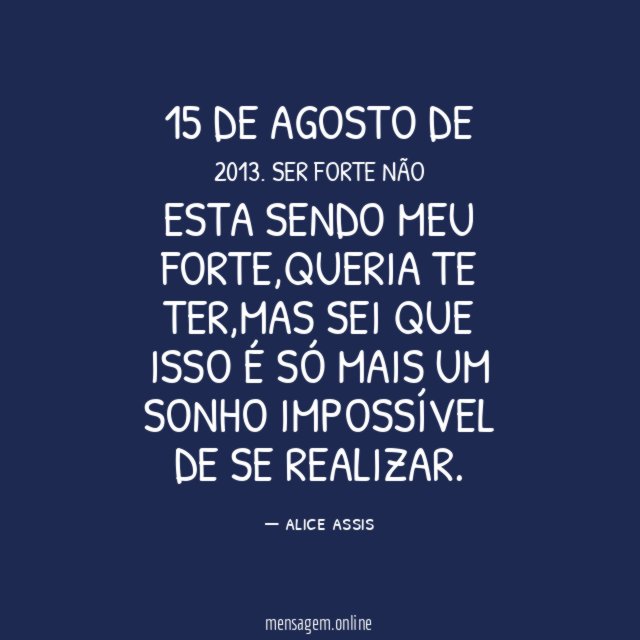 15 de agosto de 2013