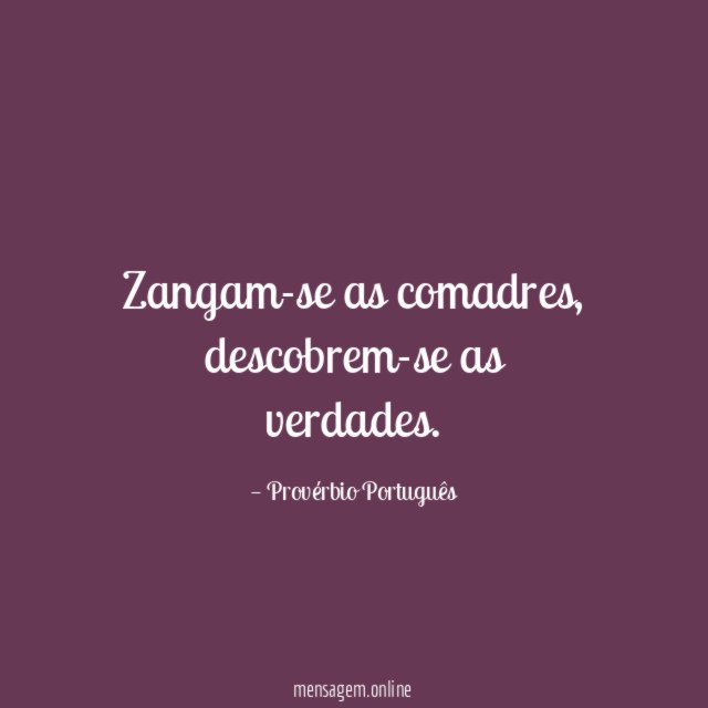 Zangam-se as comadres
