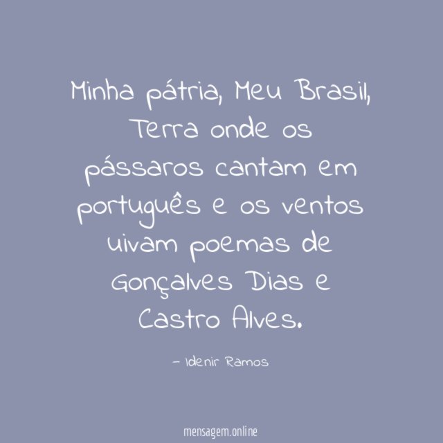 Minha pátria