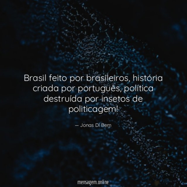 Brasil feito por brasileiros