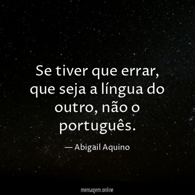 Se tiver que errar