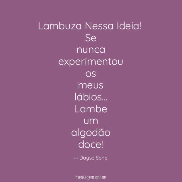 Lambuza Nessa Ideia!