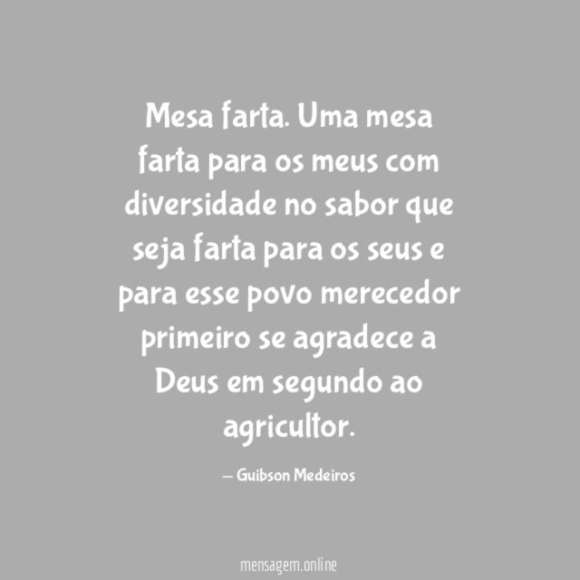Mesa farta.
