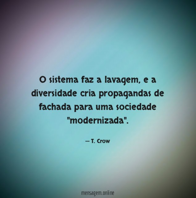 O sistema faz a lavagem