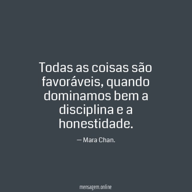 Todas as coisas são favoráveis
