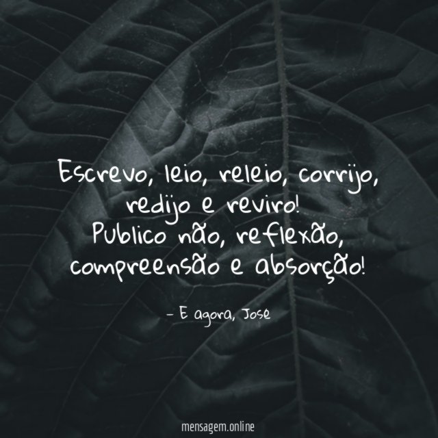 Escrevo