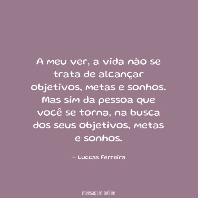 A meu ver