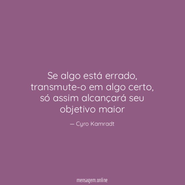 Se algo está errado