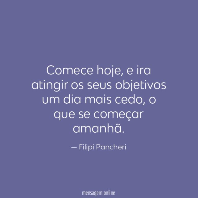 comece hoje