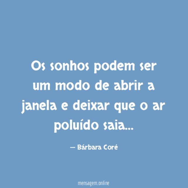 Os sonhos podem ser um modo de abrir