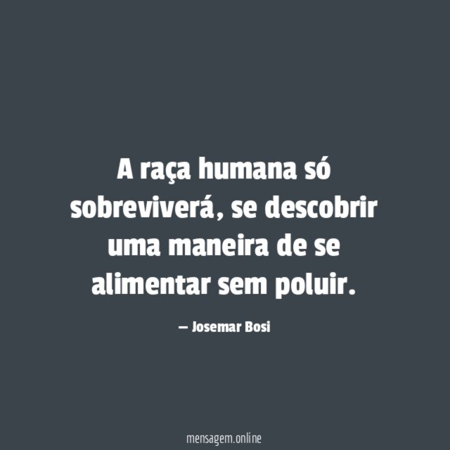 A raça humana só sobreviverá