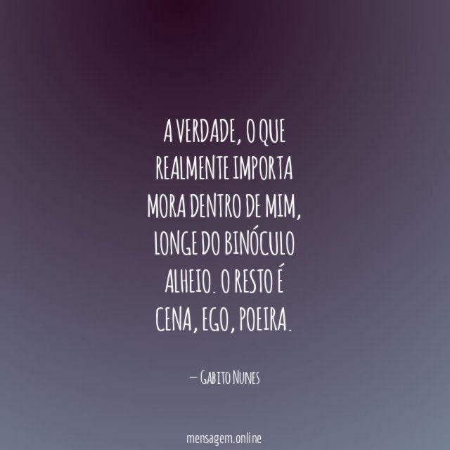A verdade