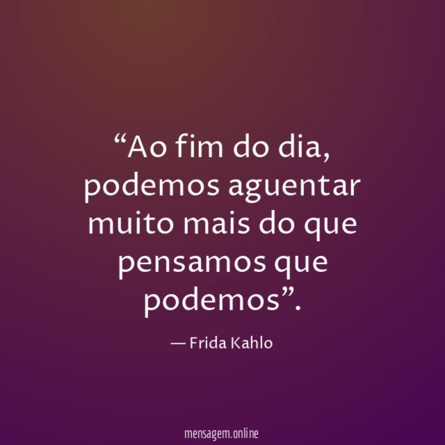 Ao fim do dia