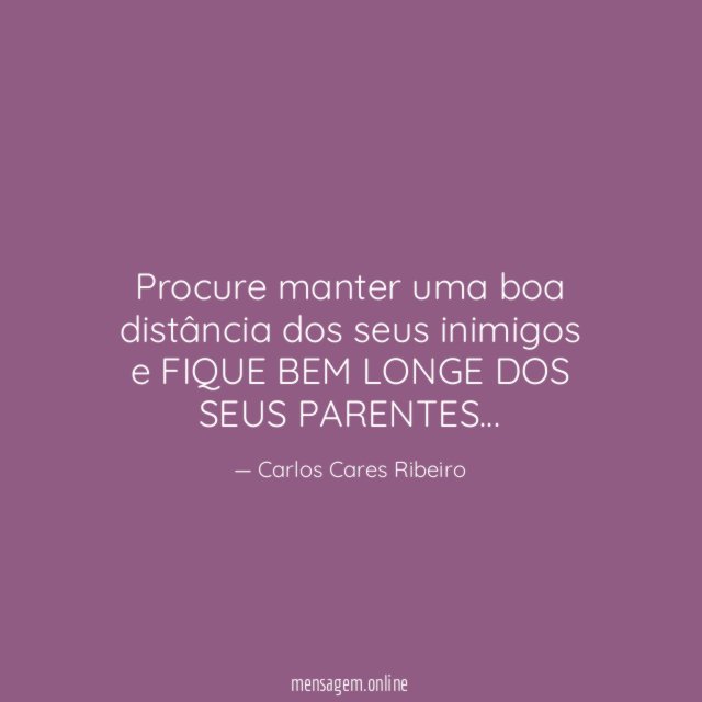 Procure manter uma boa distância dos seus inimigos