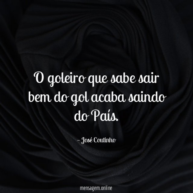 O goleiro que sabe sair bem do gol