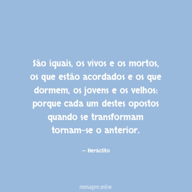 São iguais