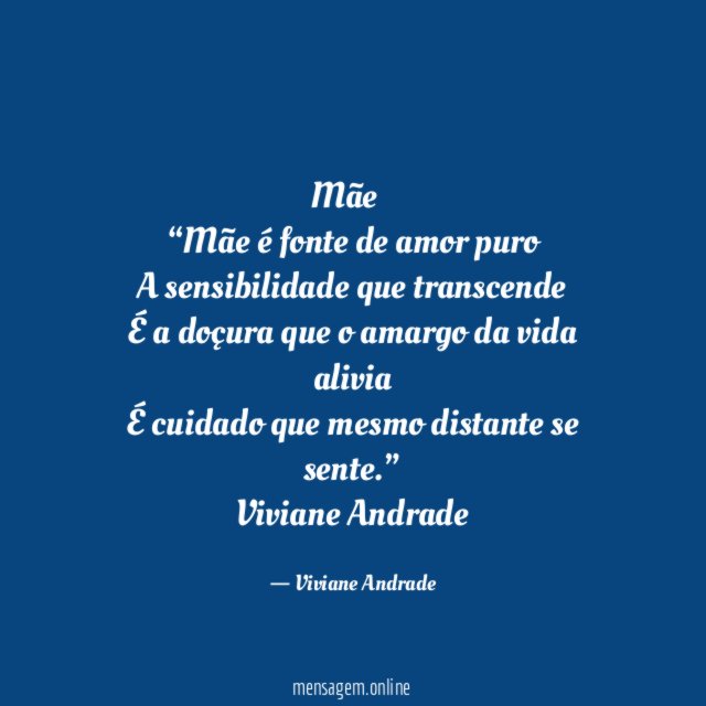 Mãe…