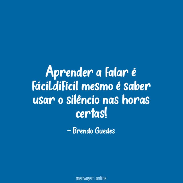 Aprender a falar é fácil