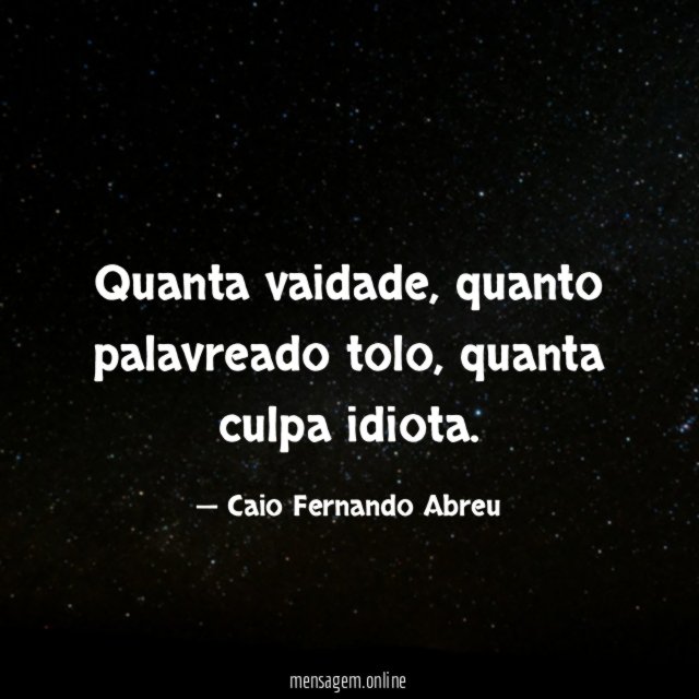 Quanta vaidade