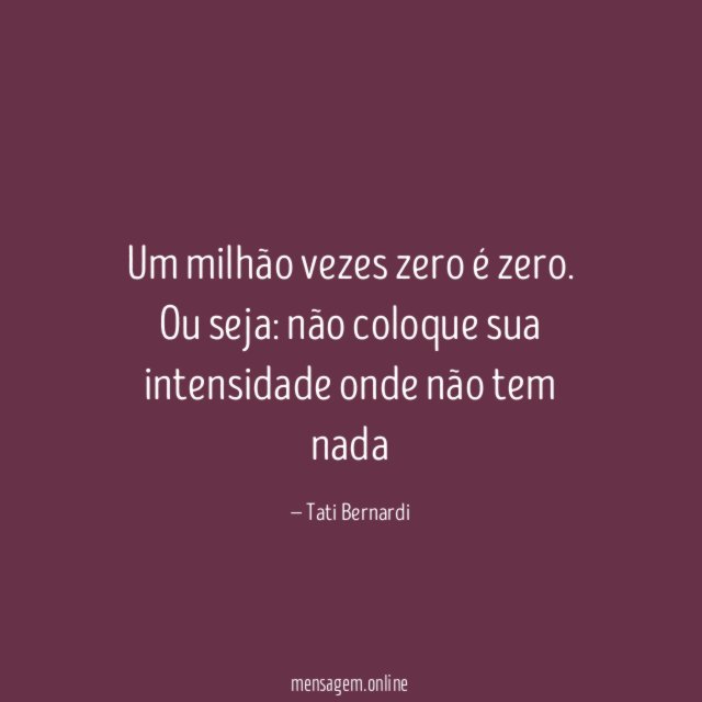 Um milhão vezes zero é zero